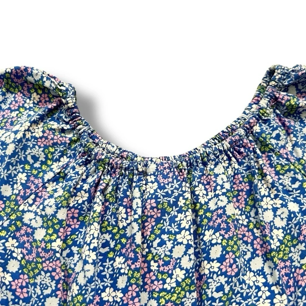 Cat & Jack | Floral Puff Sleeve Dress (M)